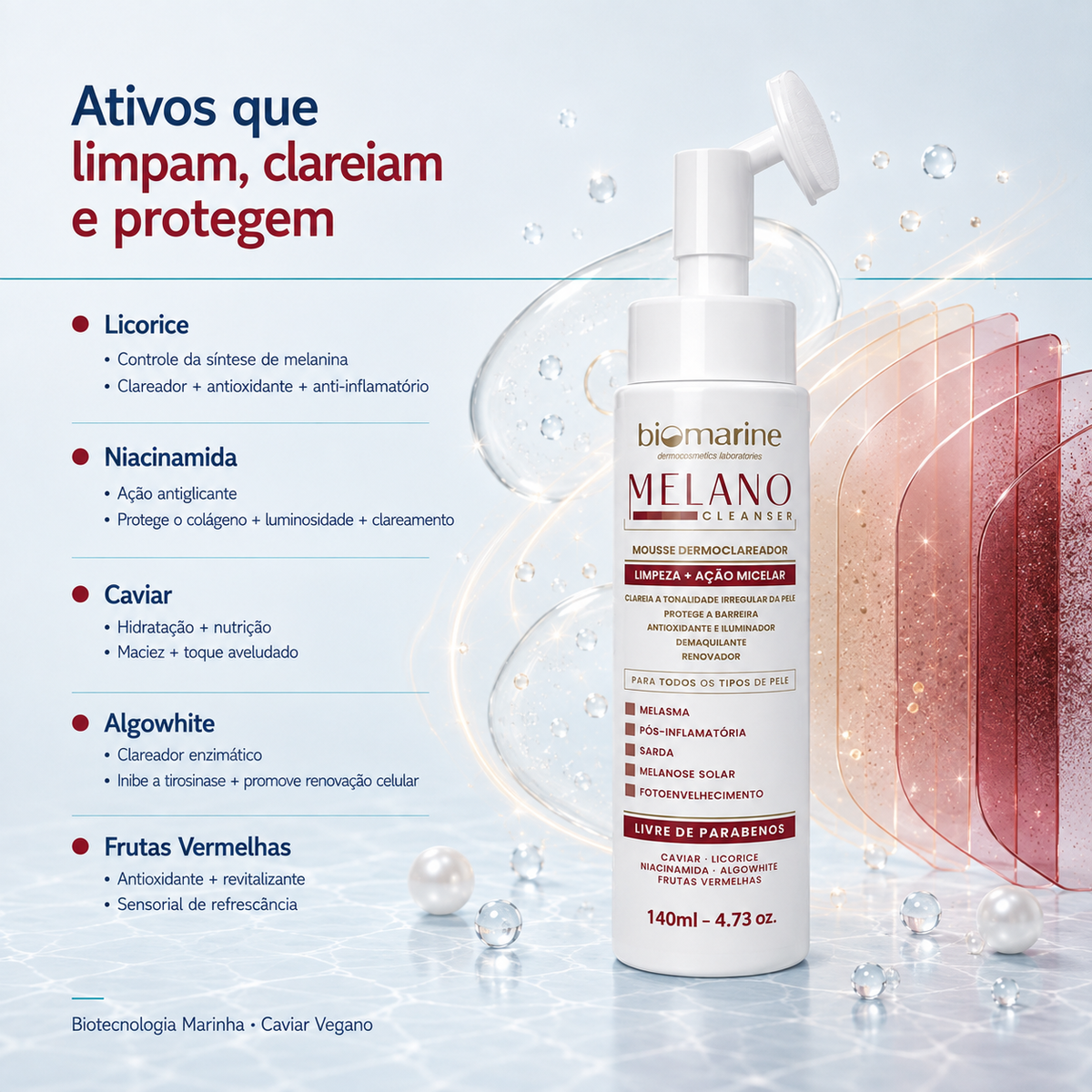 Sabonete Facial para Melasma Melano Cleanser 140ml