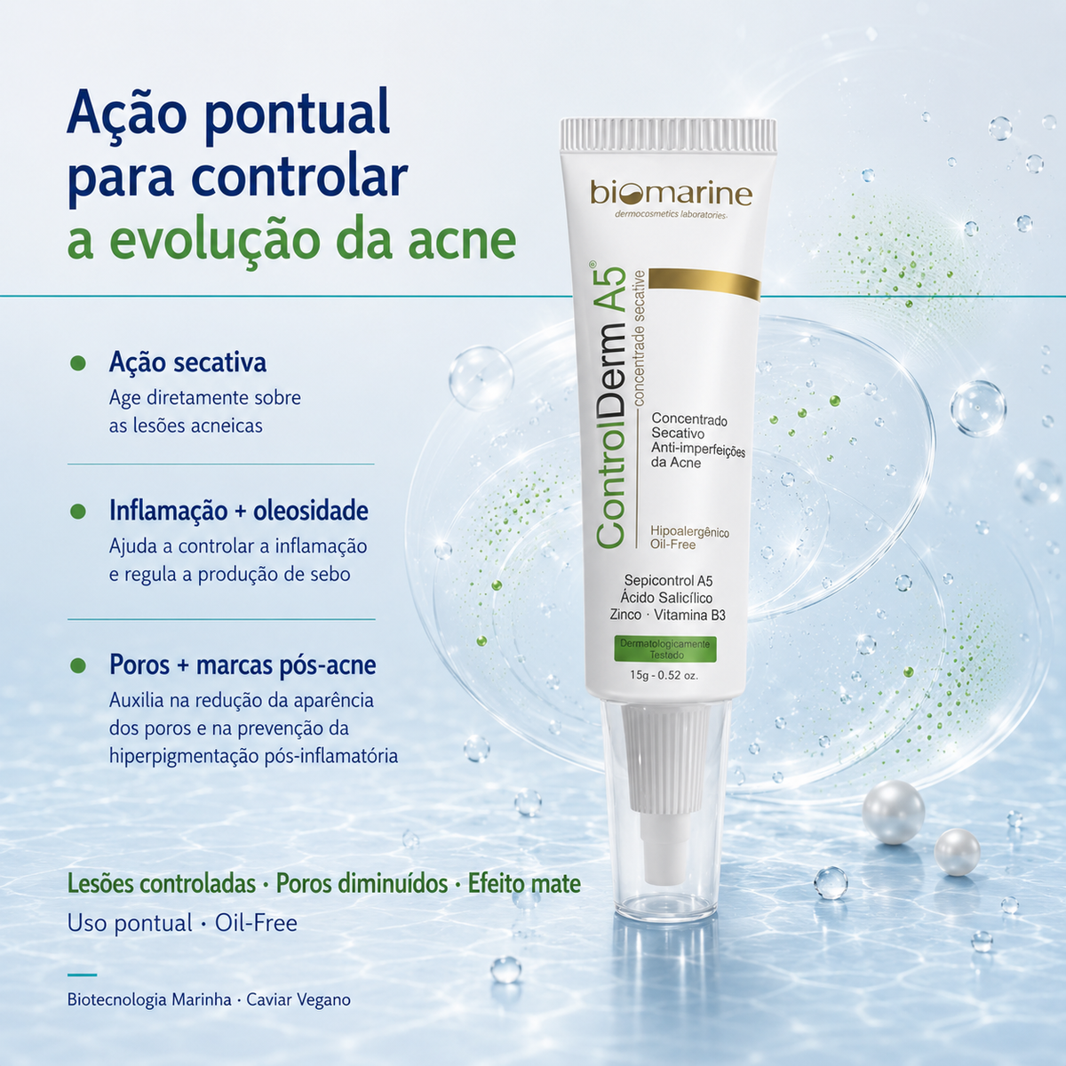 Secativo Antiacne Control Derm A5  15g