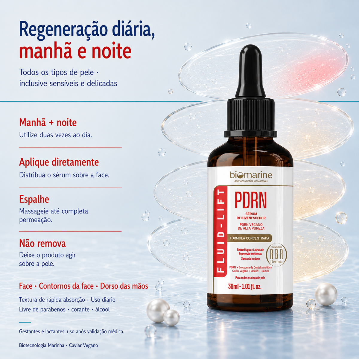 Sérum Facial Rejuvenescedor PDRN Fluid Lift 30ml