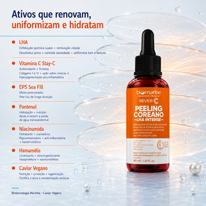 Sérum Rever C Peeling Coreano LHA Intense 30ml
