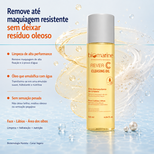 Óleo de Limpeza Facial Rever C Cleasing Oil 120ml