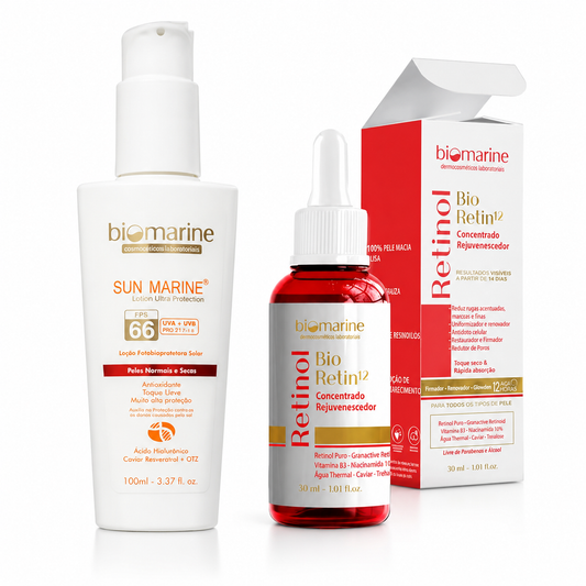 Combo Retinol + Proteção Anti-Idade