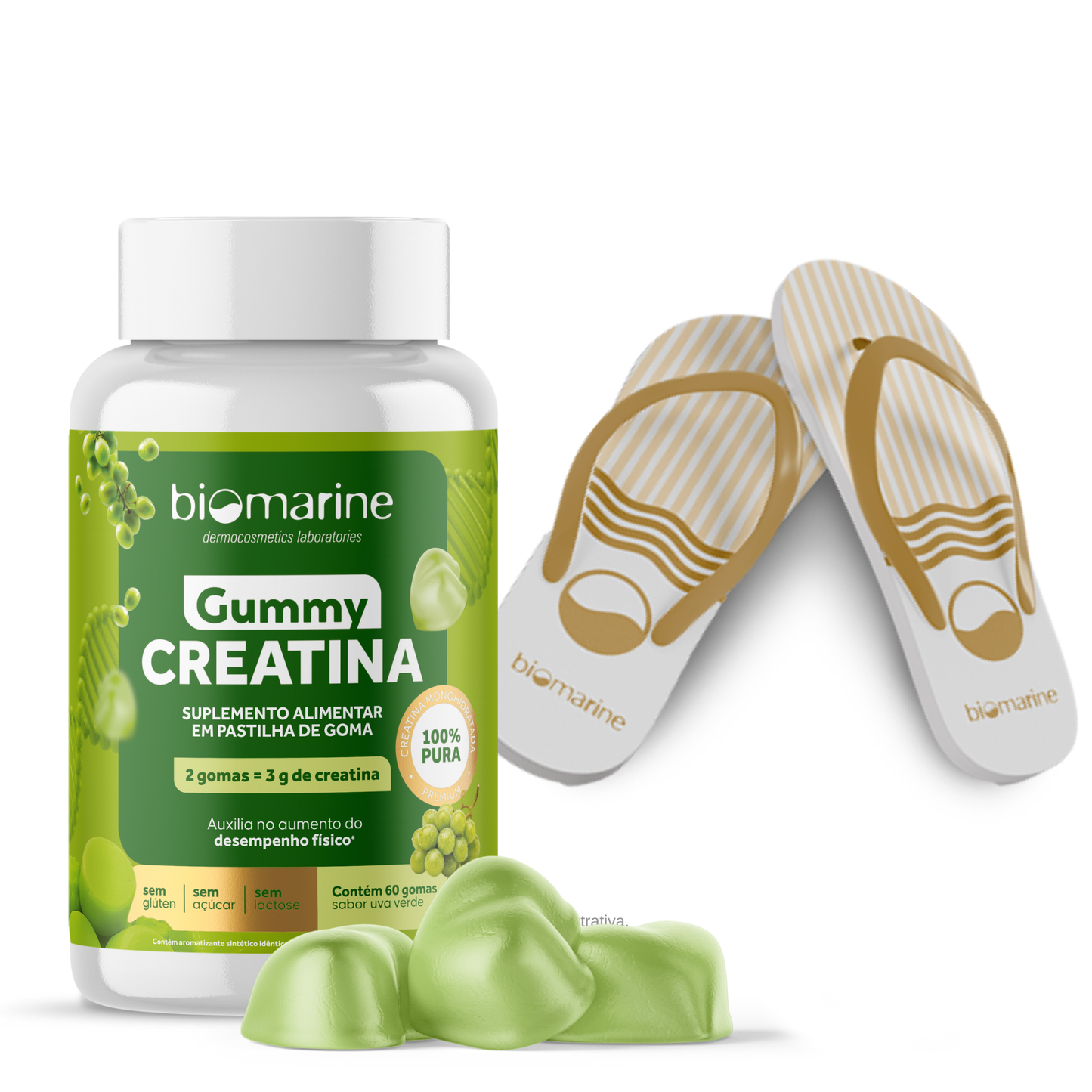 Combo Natal Gummy Creatina 100% Pura. Lançamento