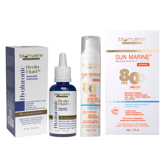 Combo Pré-Carnaval – Hidratação Preenchedora Com Acido Hialurônico + Proteção Solar FPS 80