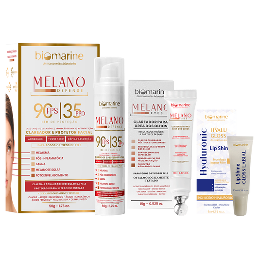 Combo Semana das Mulheres – Clareamento Global área dos Olhos + Proteção Máxima FPS 90 Sem cor