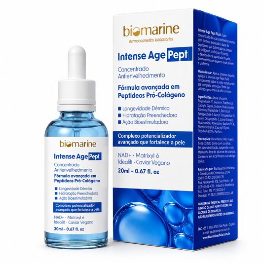 Intense Age Fluid Anti-Idade com Peptídeos Pró-Colágeno e NAD+ 20ml