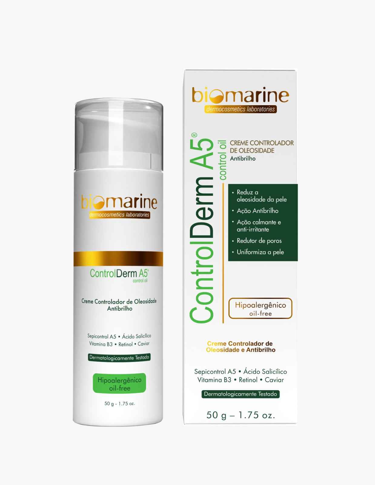Creme Hidratante Controle de Oleosidade Control Derm A5 50ml