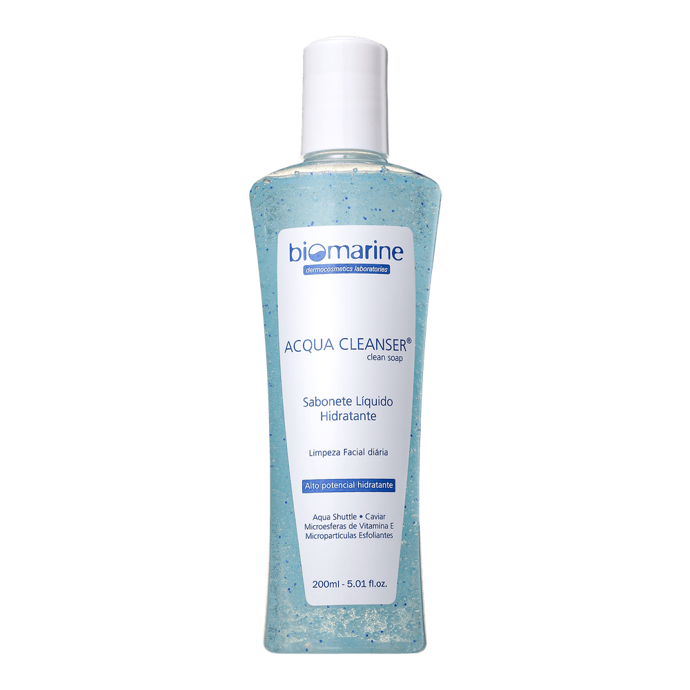 Sabonete Líquido Esfoliante Facial Acqua Cleanser 200ml