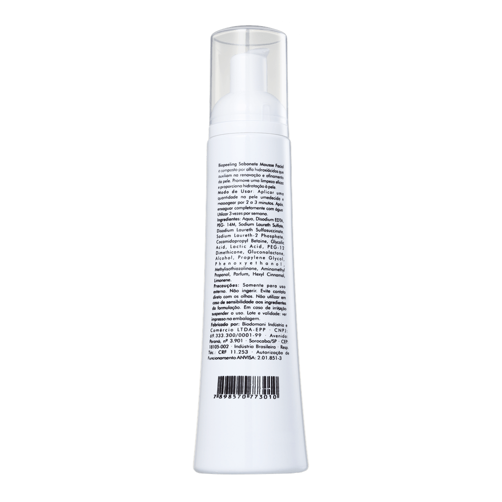 Sabonete Facial Ácido Glicólico Biopeeling 140ml
