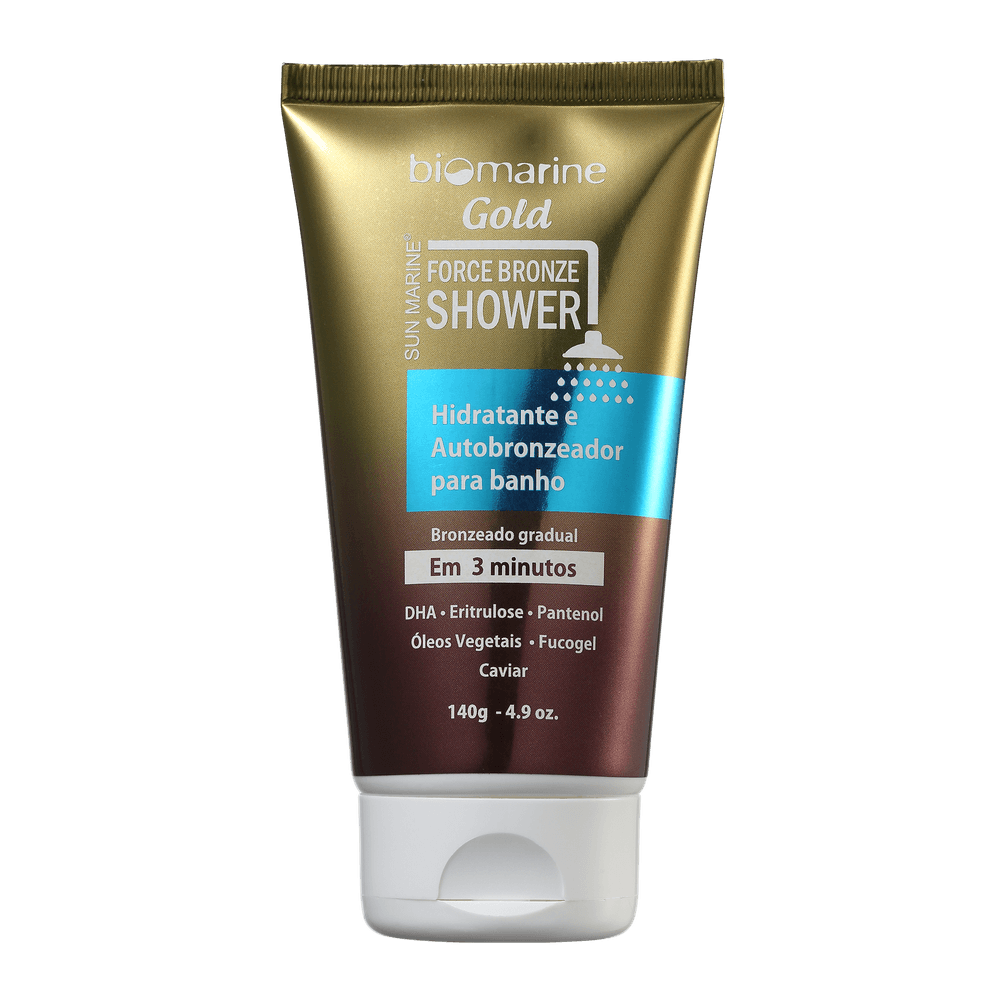 Tonalizante Corporal de Banho Force Bronze Shower 140g
