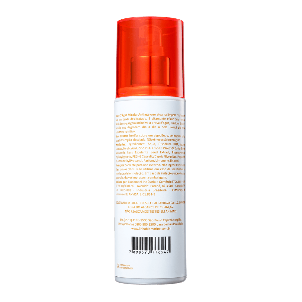 Água Micelar com Vitamina C Rever C