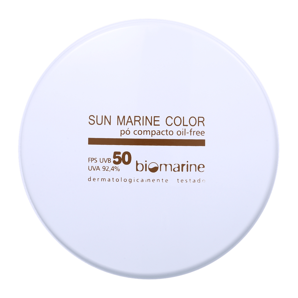 Protetor Solar Pó Compacto Sun Marine FPS 50 12g