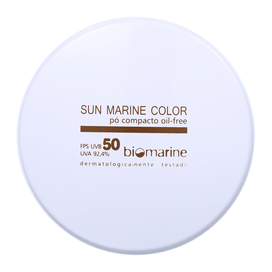 Protetor Solar Pó Compacto Sun Marine FPS 50 12g