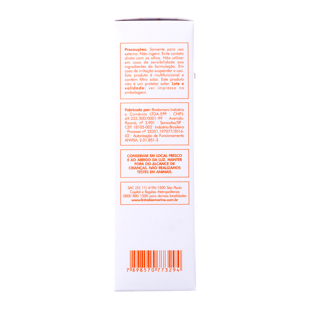 Protetor Solar Facial Sun Marine FPS 80 50g