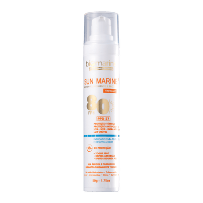 Protetor Solar Facial Sun Marine FPS 80 50g