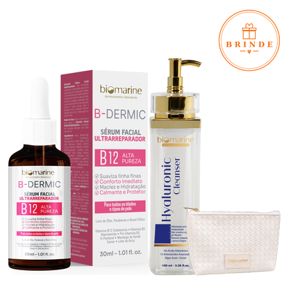 Combo Sérum Facial Ultrarreparador & Hyaluronic Cleanser Sabonete