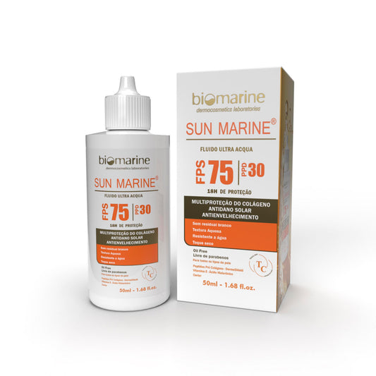 Protetor Solar Sun Marine Fluido Ultra Acqua FPS 75 50ml