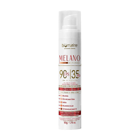 Protetor Solar e Clareador de Manchas Melano Defense FPS90 50g