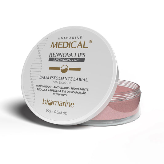 Esfoliante Labial Biomarine Medical Rennova Lips 15g