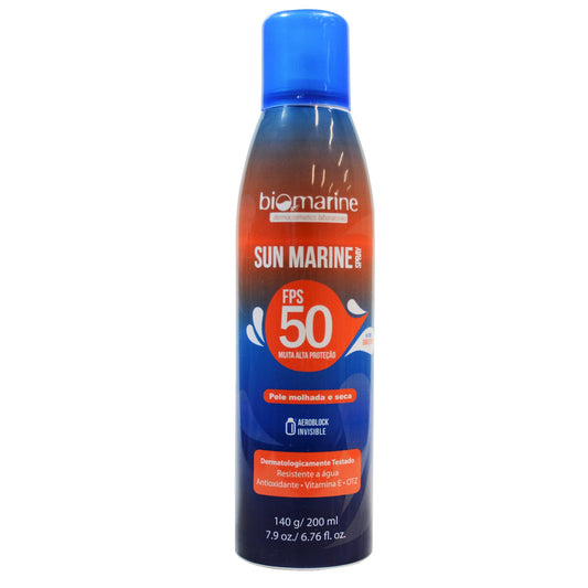 Protetor Solar Aerosol Sun Marine FPS 50 140ml