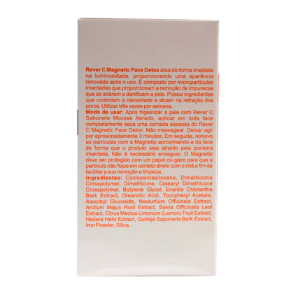 Máscara Facial Detox com Vitamina C Rever C Magnetic
