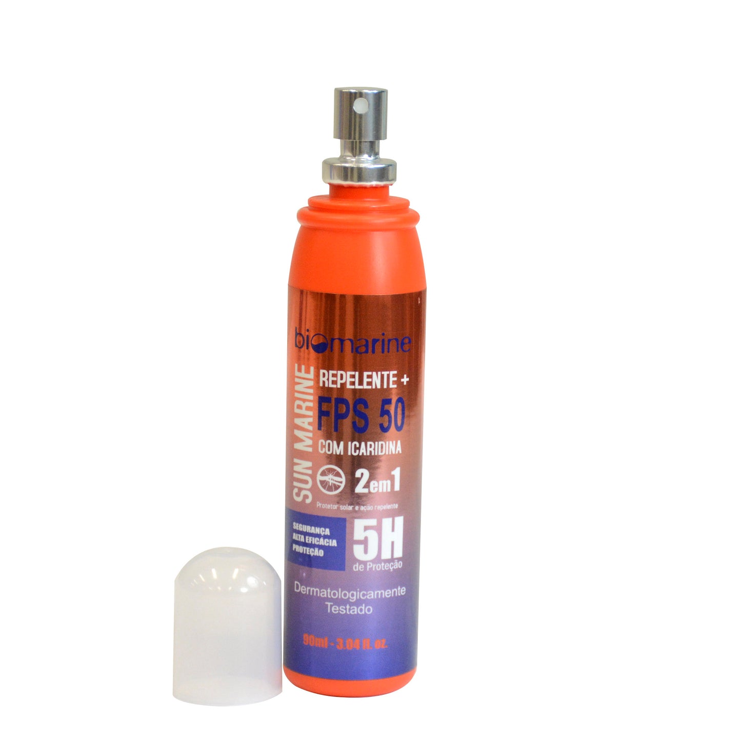 Protetor Solar e Repelente Icaridina Sun Marine FPS 50