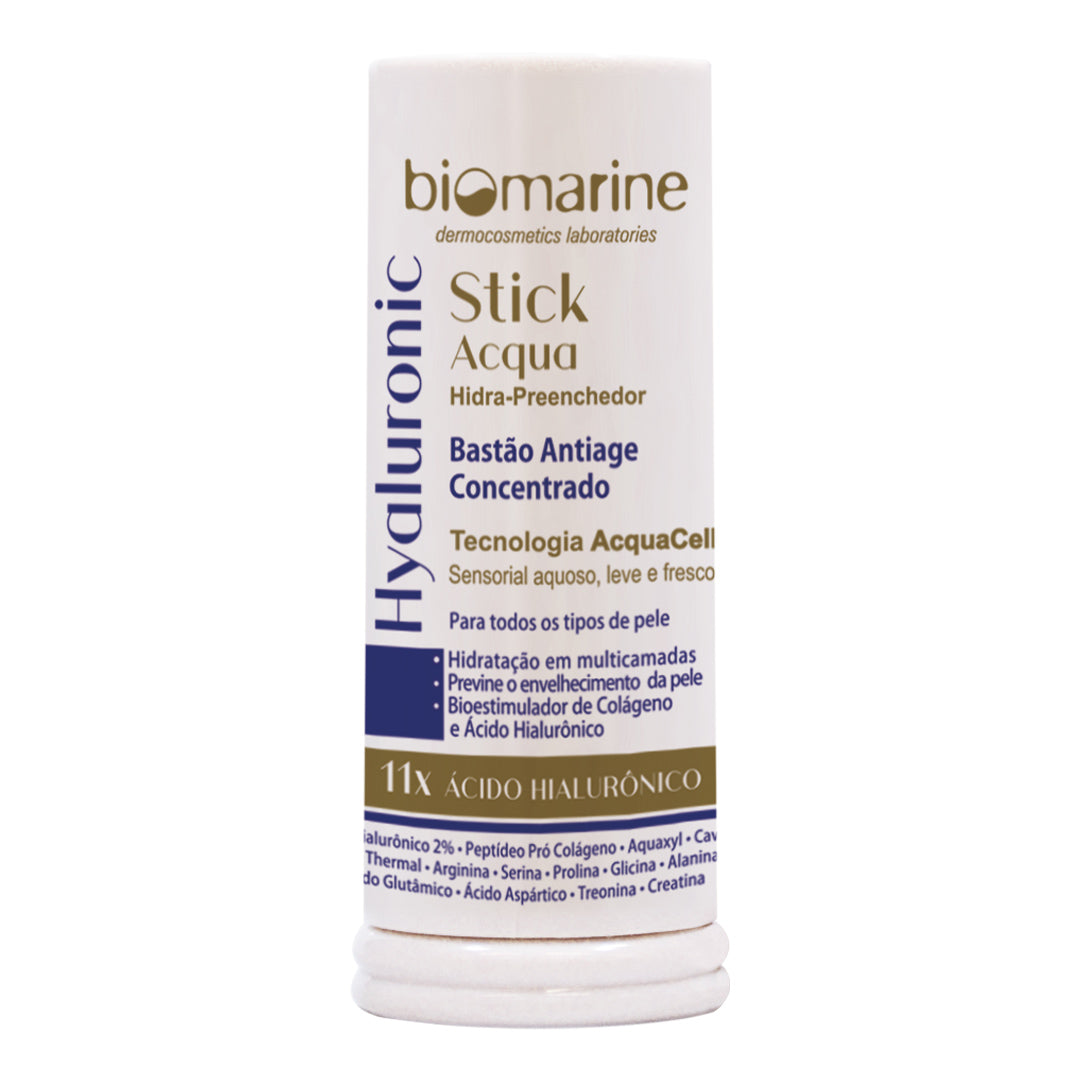 Hidratante Facial em Bastão Hyaluronic Stick Acqua 12g 