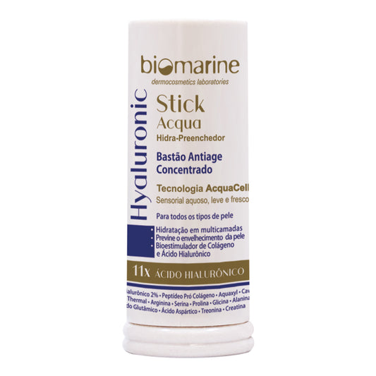 Hidratante Facial em Bastão Hyaluronic Stick Acqua 12g 